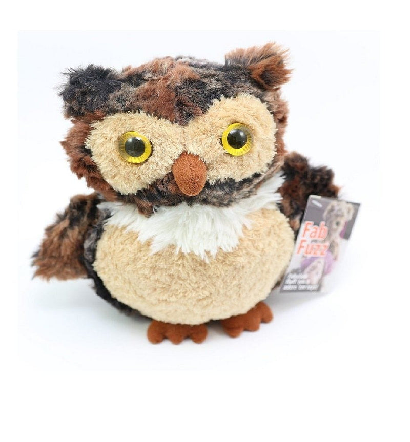 Fab Fuzz ozzy Owl Brown - Shelburne Country Store