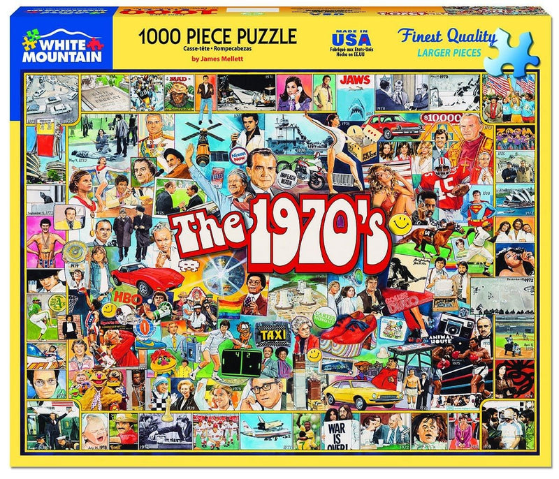 The Seventies - 1000 Piece Jigsaw Puzzle - Shelburne Country Store