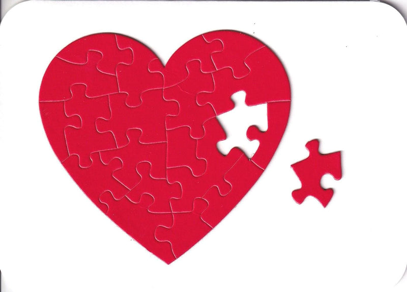 Heart Puzzle Valentine's Day Card - Shelburne Country Store