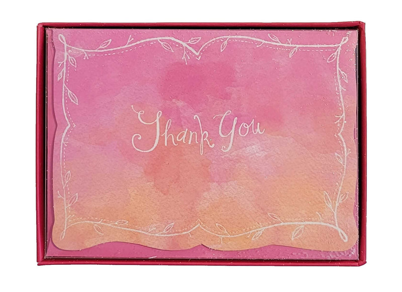 Boxed Notecards - Thank you - Diecut Ivy Border - Shelburne Country Store