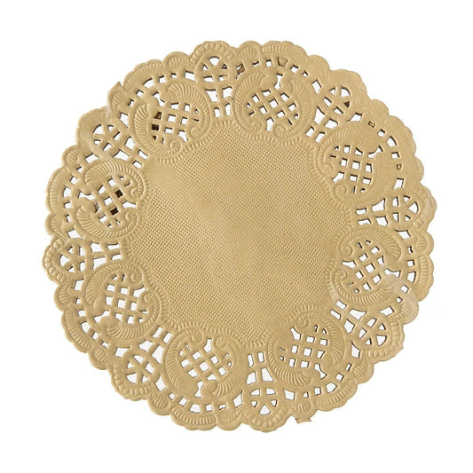 Kraft Color Paper Doilies: 4.5 inches - 50 pieces - Shelburne Country Store