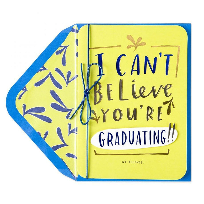 Can't Believe It Graduation Card - Shelburne Country Store