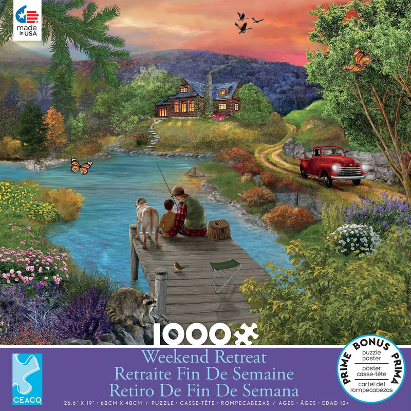 Weekend Retreat 1000 Piece Puzzle - - Shelburne Country Store