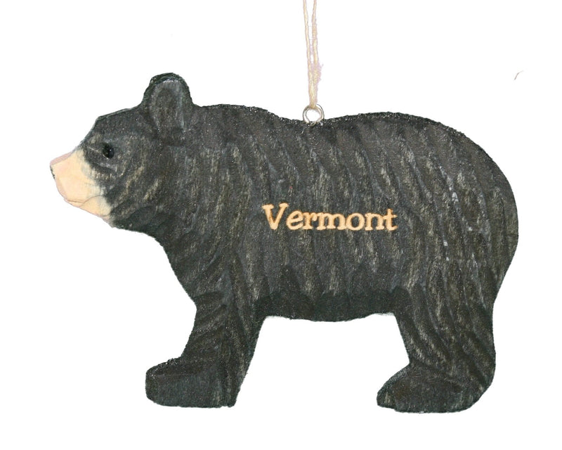 Vermont Black Bear Ornament - Shelburne Country Store