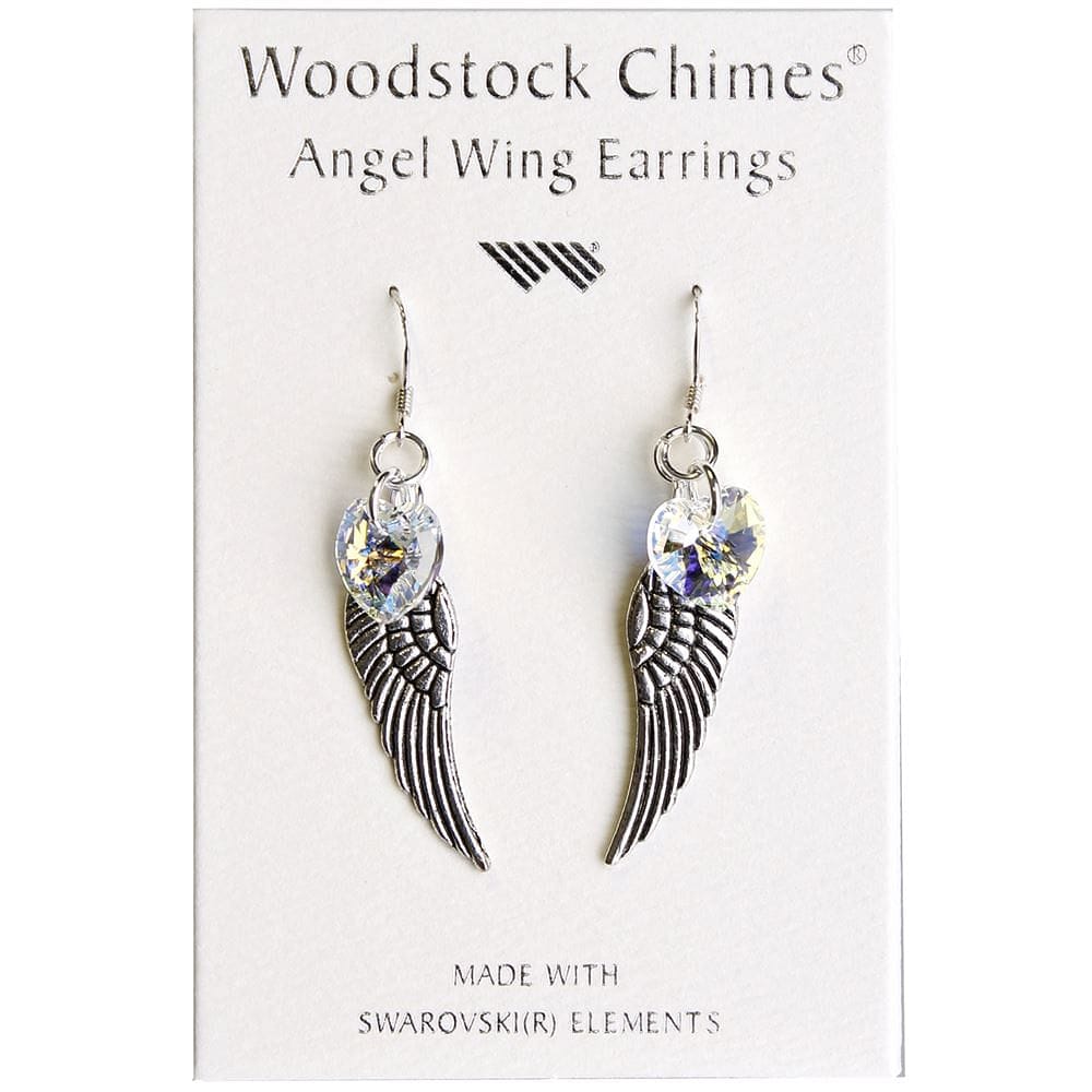 Angel Wing Earrings Aurora Borealis - Shelburne Country Store