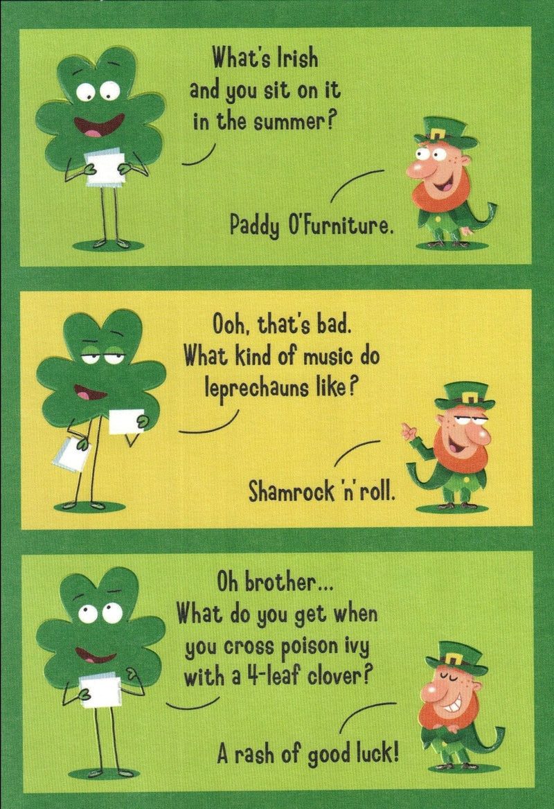 St. Patrick's Day Puns Card - Shelburne Country Store