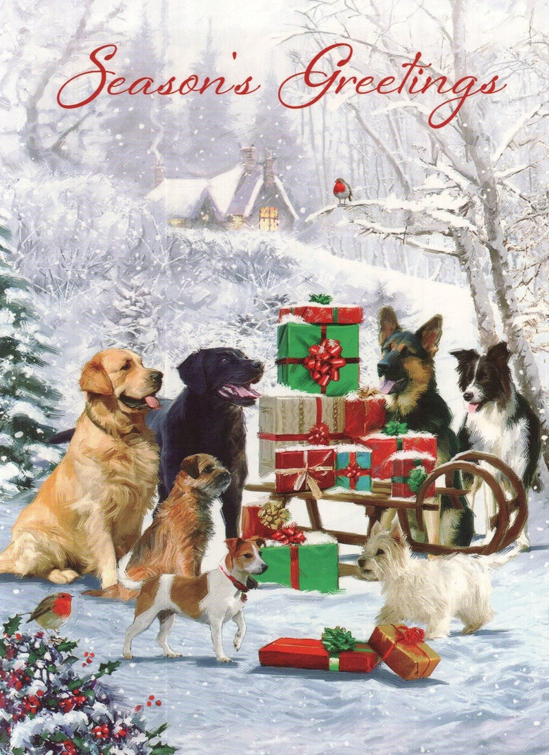Love of Pets 18 Card Boxed Set - Seasons Greetings Dogs - Shelburne Country Store