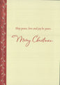Peace, Love, Joy Christmas Card - Shelburne Country Store