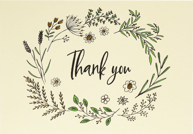 Native Botanical  Thank You Notes - Shelburne Country Store