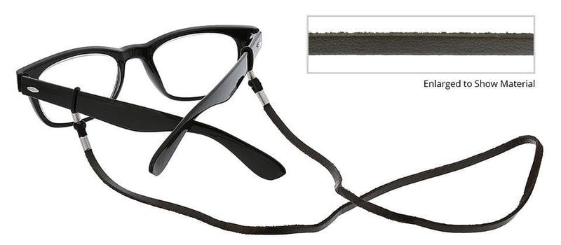 Faux Leather Eyeglass Cord - Brown - Shelburne Country Store