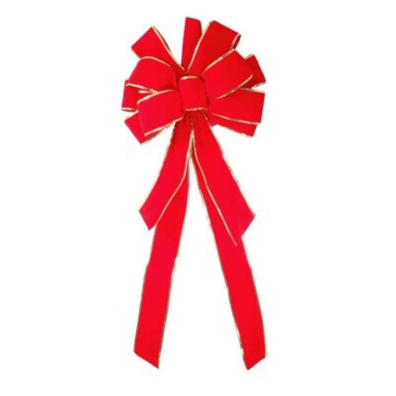 Holiday Living 11-in W x 30-in H Red Bow - Shelburne Country Store