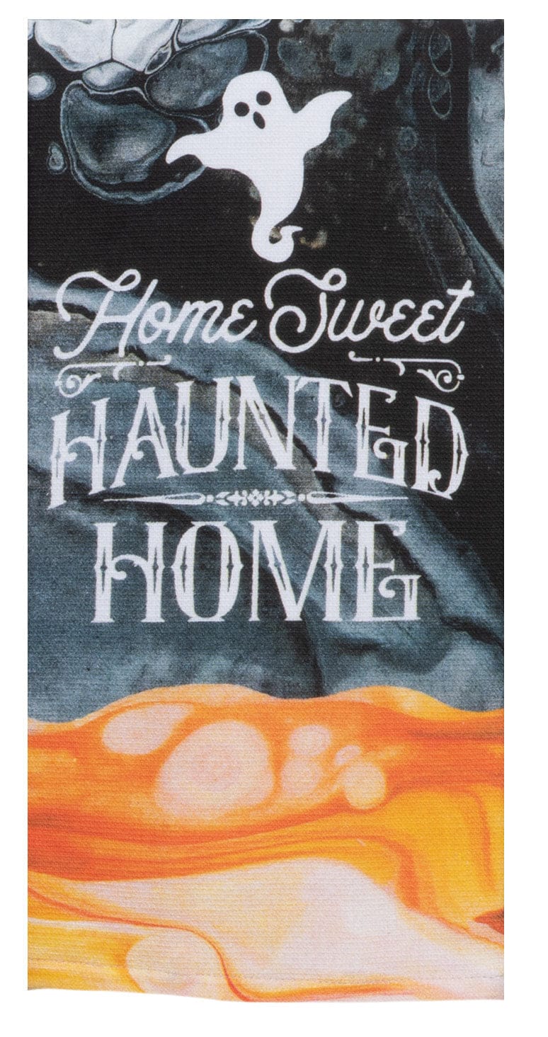 Home Sweet Haunted Home Spooky Season Dual Purpose Terry Towel - Shelburne Country Store