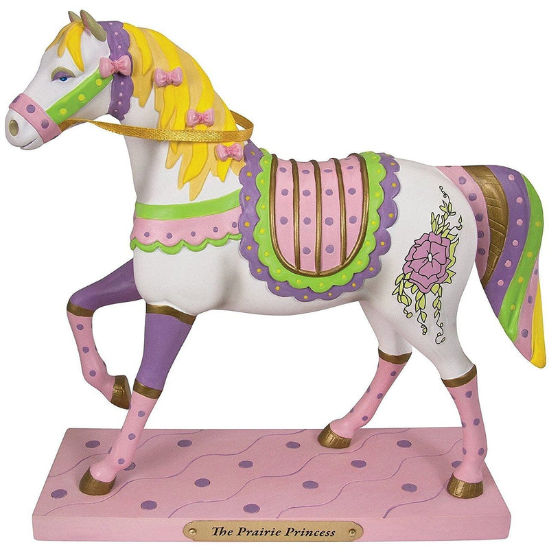 Trail Of Painted Ponies Prairie Princess Pink Pop Art Horse Figurine - Shelburne Country Store