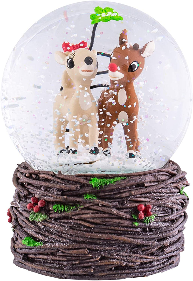 Rudolph Forest Musical Snow Globe - Shelburne Country Store