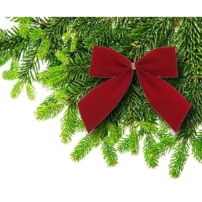 Holiday Living 6-Pack 4.5-in W x 4.5-in H Red Bow - Shelburne Country Store