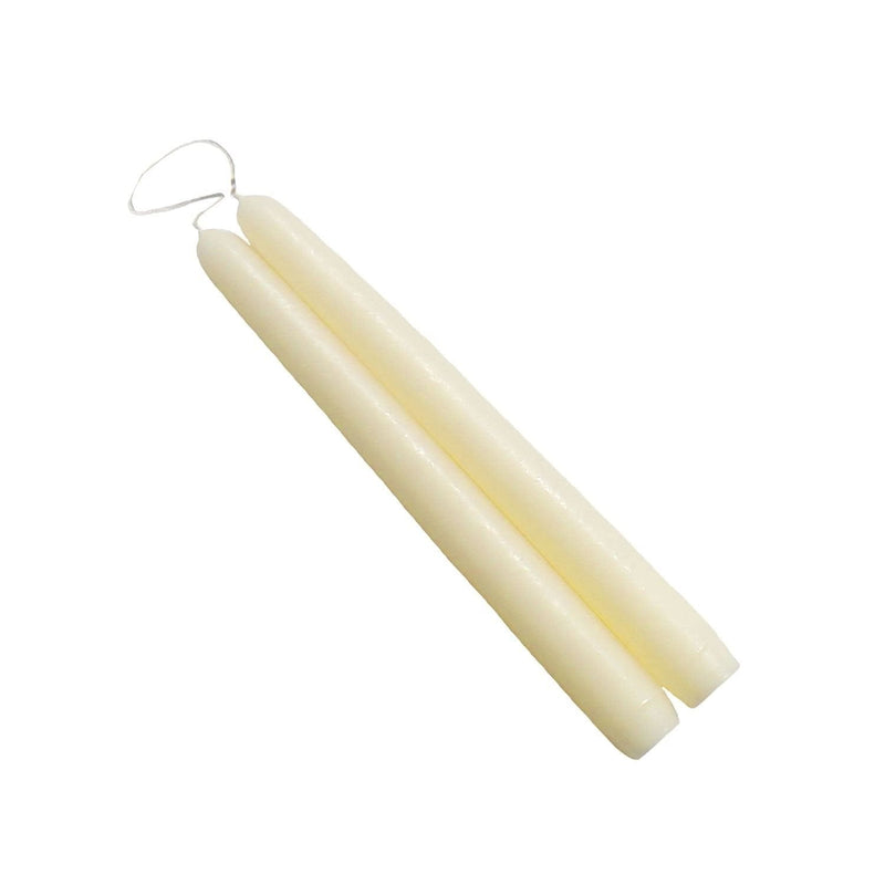 Mole Hollow Taper Pair (Off White) - - Shelburne Country Store