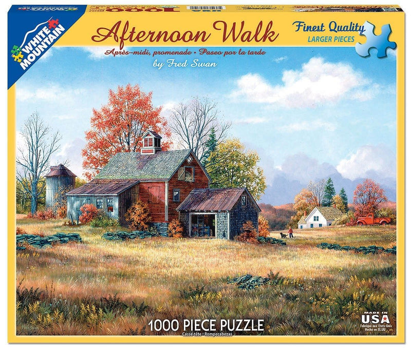 Fred Swan Afternoon Walk - 1000 pc - Shelburne Country Store