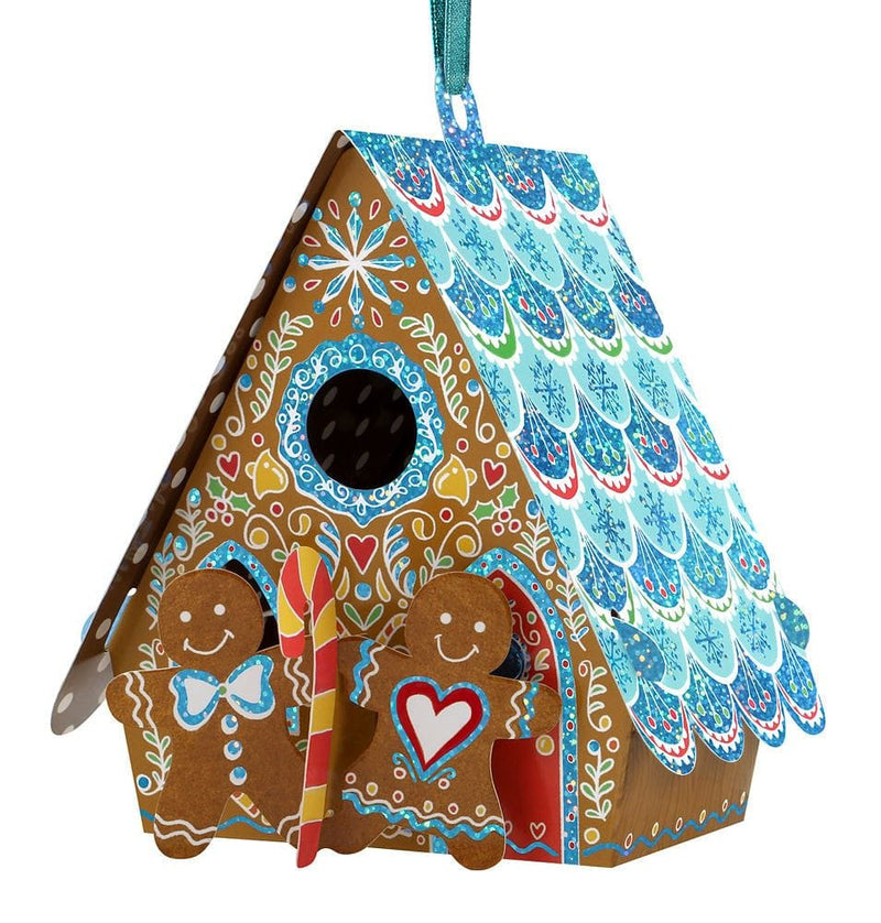 Gingerbread House Bauble Card - Shelburne Country Store