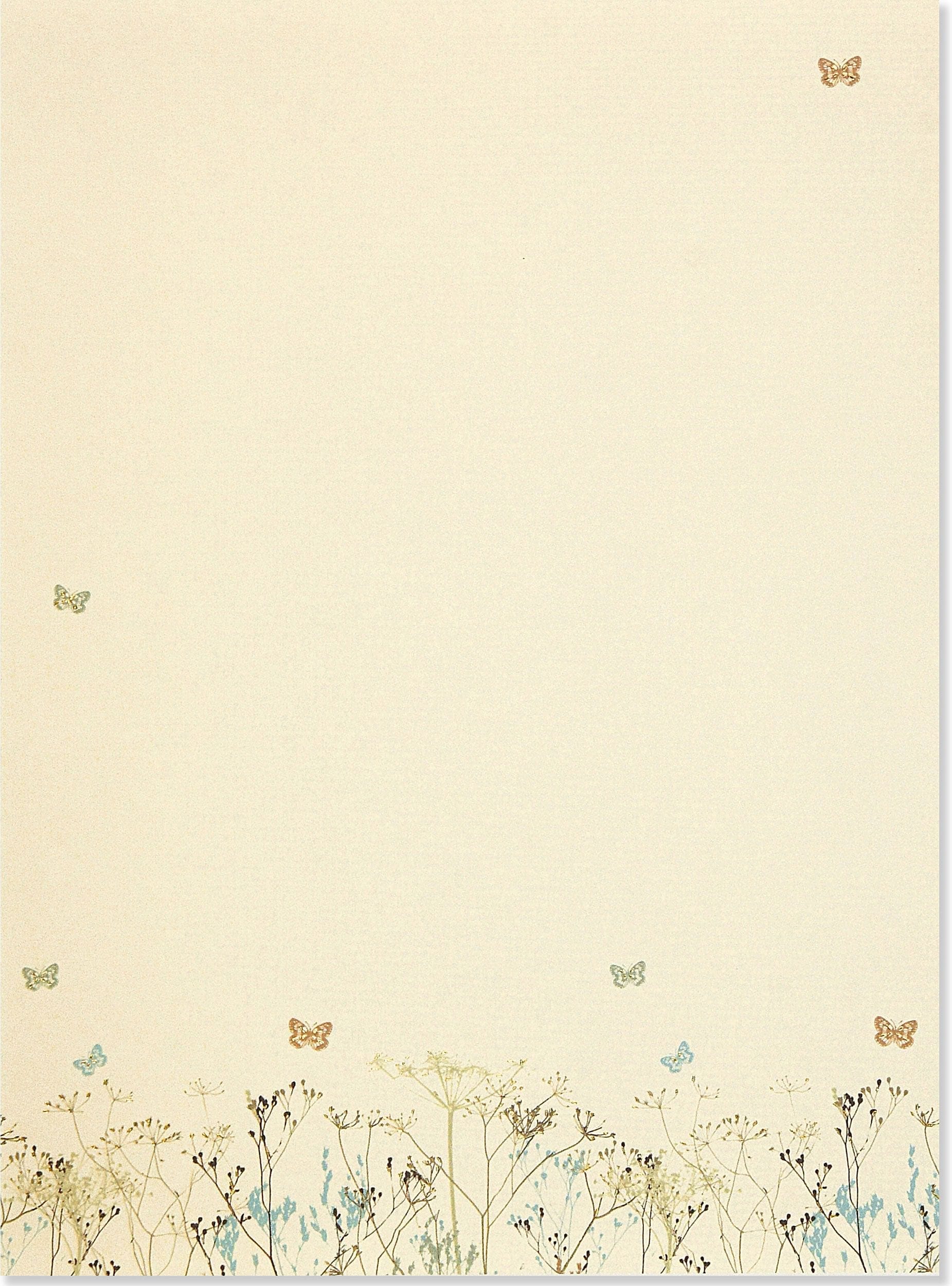 Butterflies Gold Foil  Boxed Stationery - Shelburne Country Store