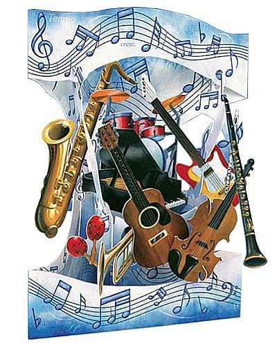 Musical Instruments - Swing Card - Shelburne Country Store