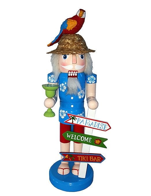 14" Welcome to Paradise Nutcracker - Shelburne Country Store