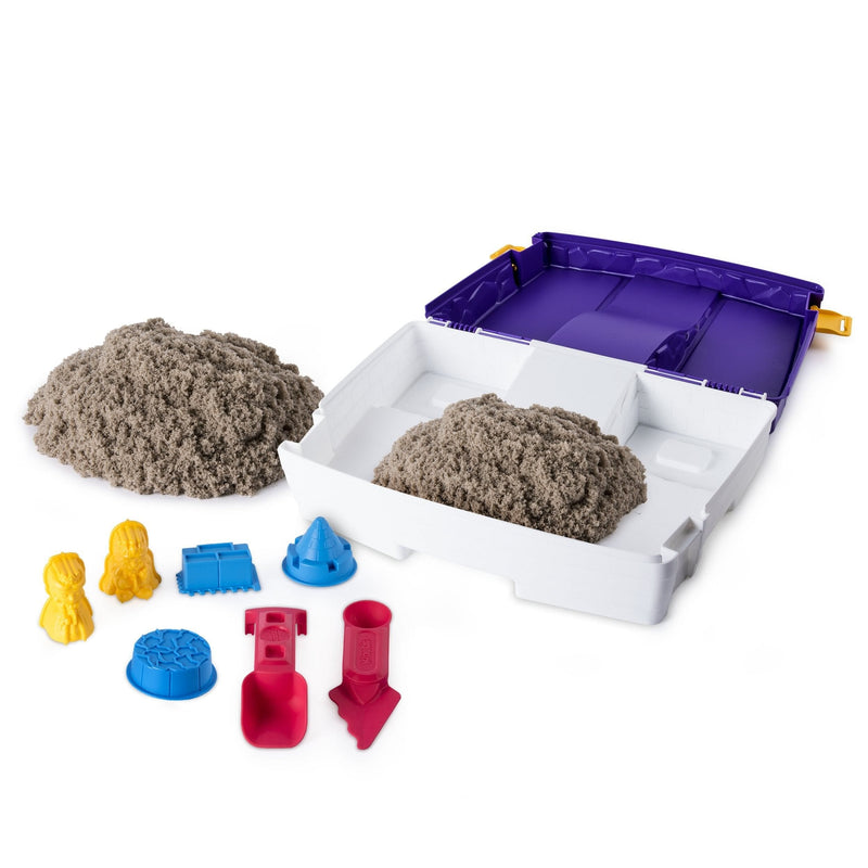 Kinetic Sand - Folding Sand Box with 2 lbs and Mold and Tools - Shelburne Country Store