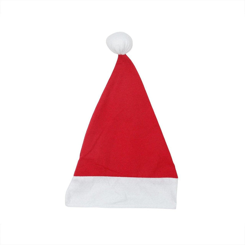 18 Traditional Red And White Felt Santa Hat - - Shelburne Country Store