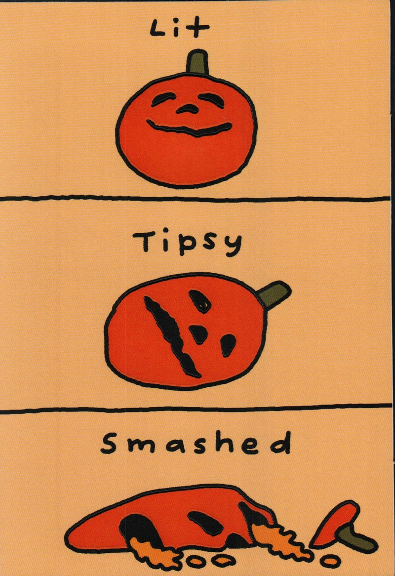 Smashed Pumpkin Halloween Card - Shelburne Country Store