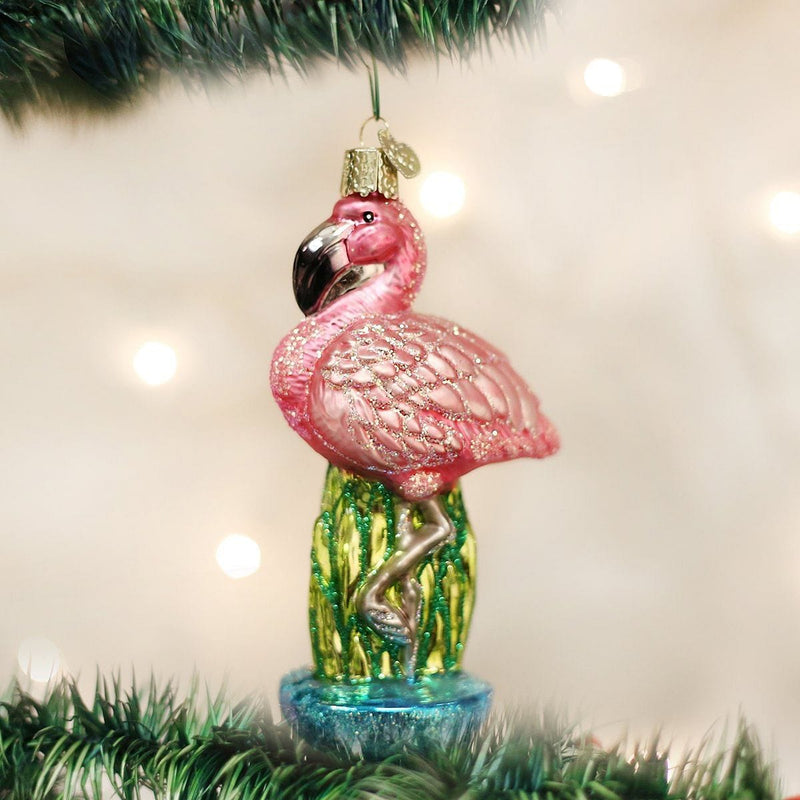 Old World Christmas Flamingo - Shelburne Country Store