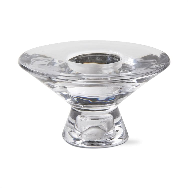 Aura Reversible Candle Holder Clear - Shelburne Country Store