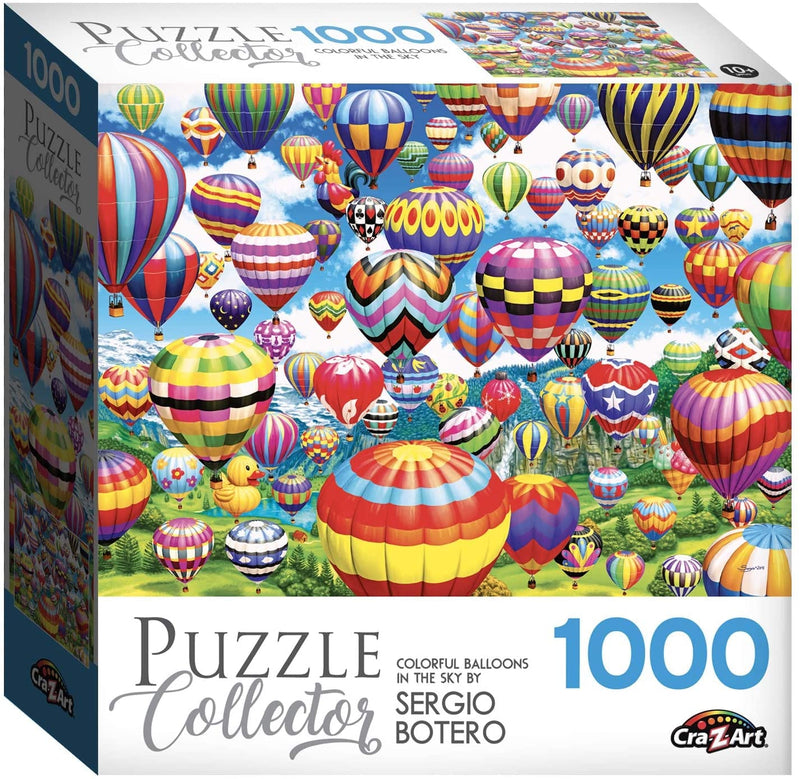 Cra-Z-Art 1000 Piece Puzzle - Colorful Balloons in the Sky - Shelburne Country Store