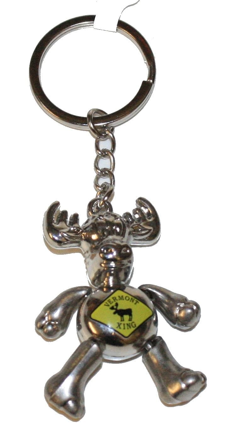 Moose Xing Key Chain - Shelburne Country Store
