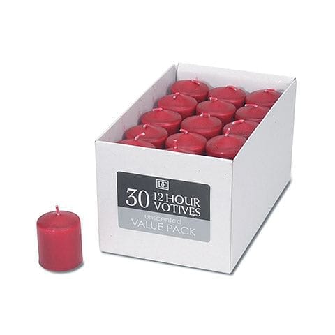 Unscented Votive Candles - Case of 30 - - Shelburne Country Store