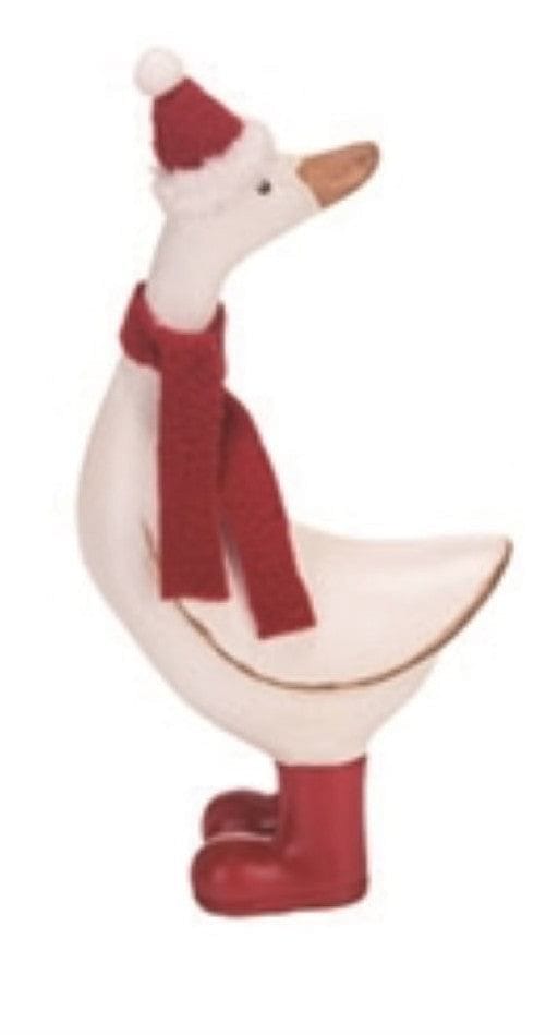 Resin Duck with Scarf - - Shelburne Country Store