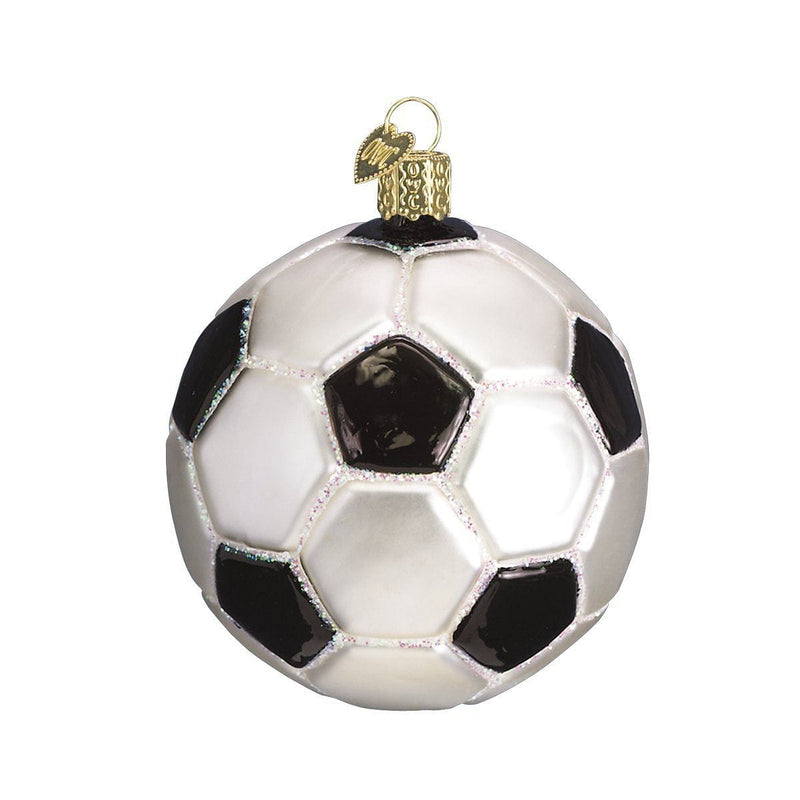 Old World Christmas Soccer Ball Glass Ornament - Shelburne Country Store
