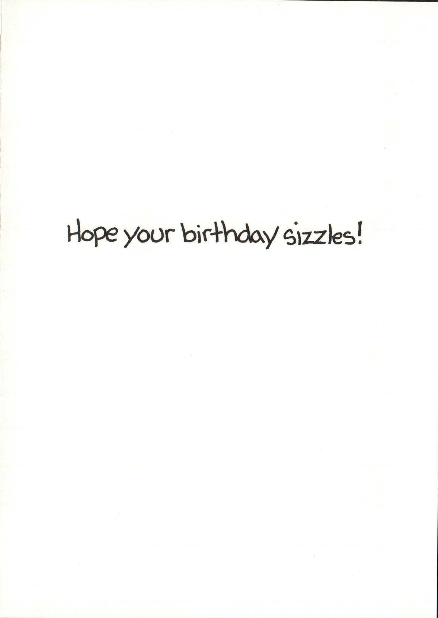 Birthday Card - Sizzles - Shelburne Country Store