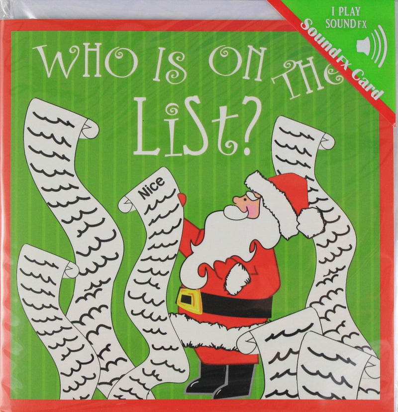 Who is on the list Sound FX card - Shelburne Country Store
