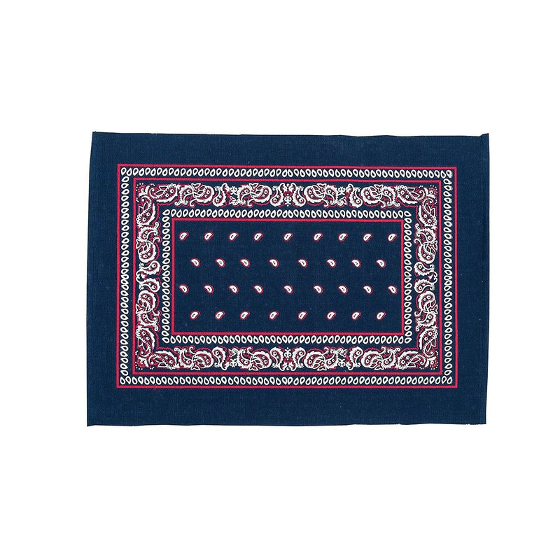 Bandana Navy Placemat - Shelburne Country Store
