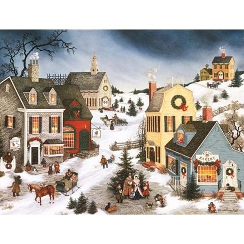 Caroling in the Village Boxed Cards - Shelburne Country Store