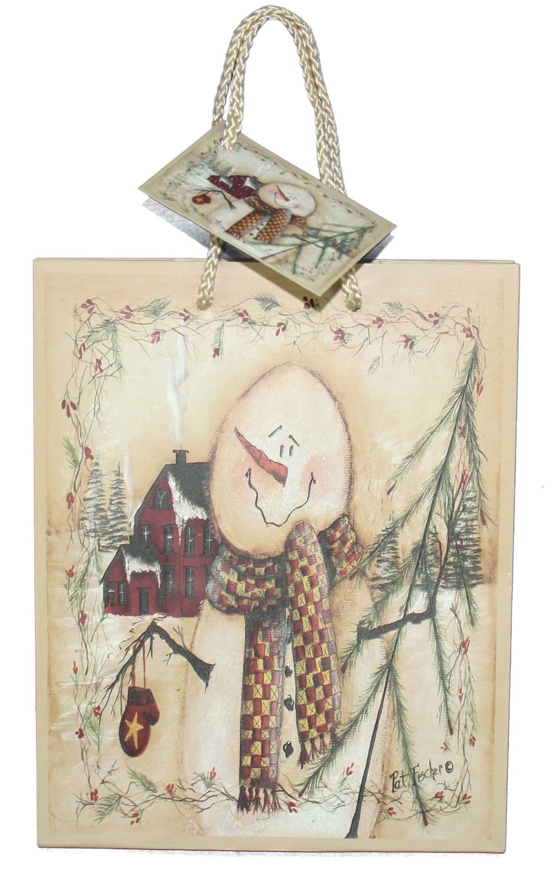 Woodland Snowman Gift Bag - - Shelburne Country Store
