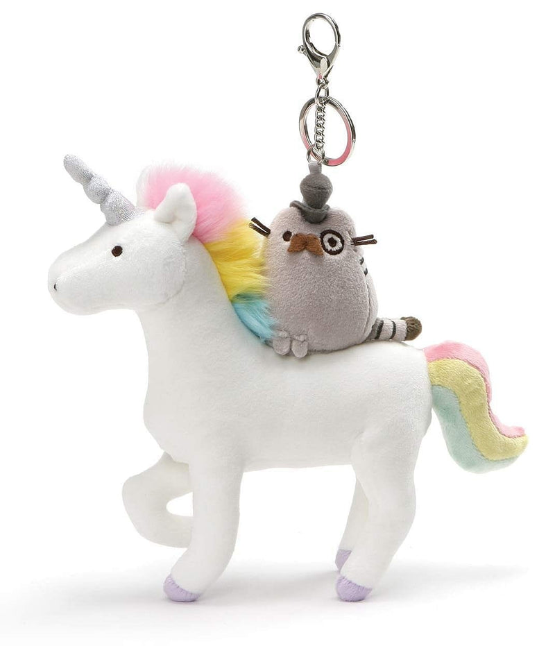 Pusheen Fancy and Unicorn Magical Kitties Plush Deluxe Keychain Clip - Shelburne Country Store