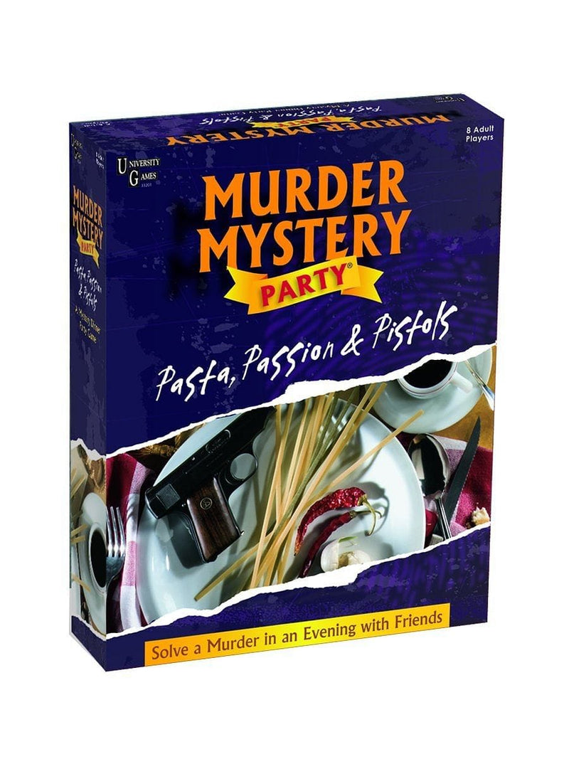 Murder Mystery Party Games - Pasta, Passion & Pistols - Shelburne Country Store
