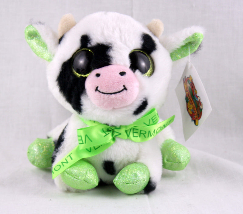 Plush Baby Cow - Green - Shelburne Country Store