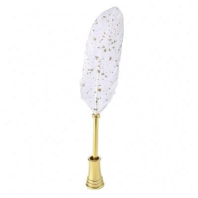 Quill Pen and Stand Sparkling White - Shelburne Country Store