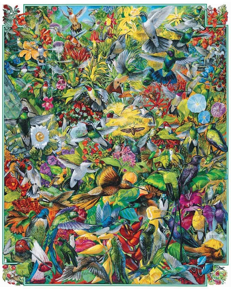 Hummingbirds - 1000 Piece Jigsaw Puzzle - Shelburne Country Store
