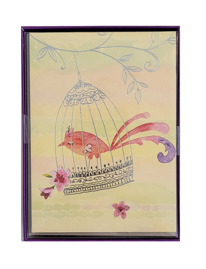 Boxed Notecards - Blank - Bird Cage - Shelburne Country Store