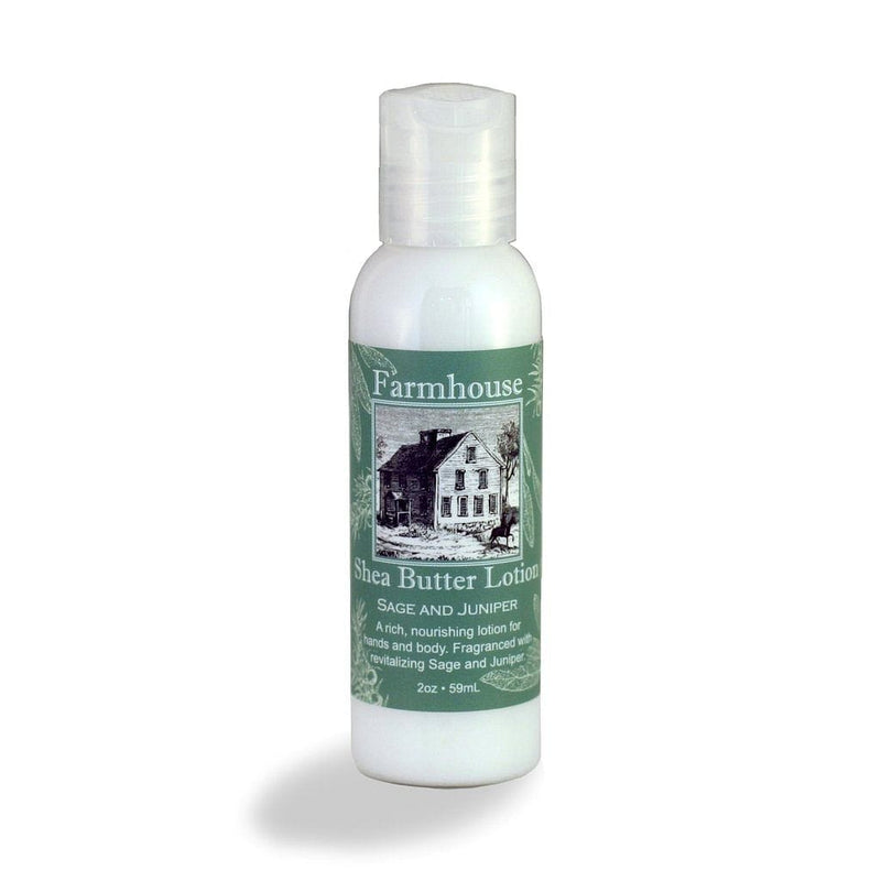 Farmhouse Hand Lotion - Sage and Juniper 2 Ounce - Shelburne Country Store