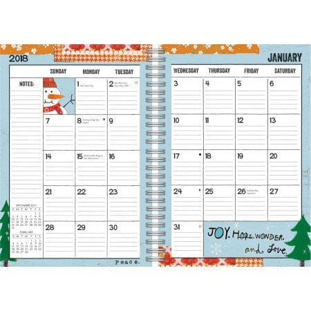 2018 Simple Life Engagement Planner - Shelburne Country Store