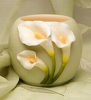 Calla Lily Votive Holder - Shelburne Country Store
