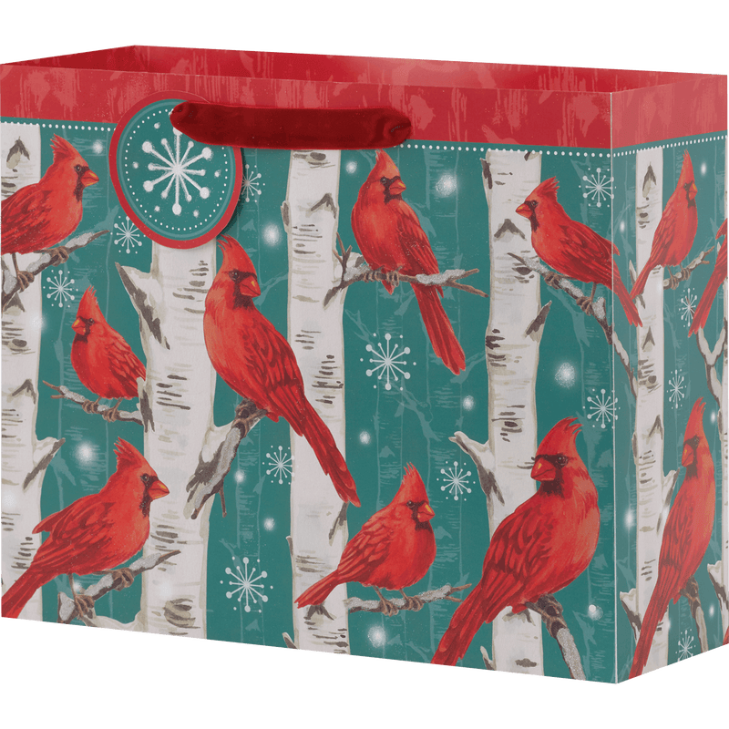 Cardinal On Tree Gift Bag - Shelburne Country Store